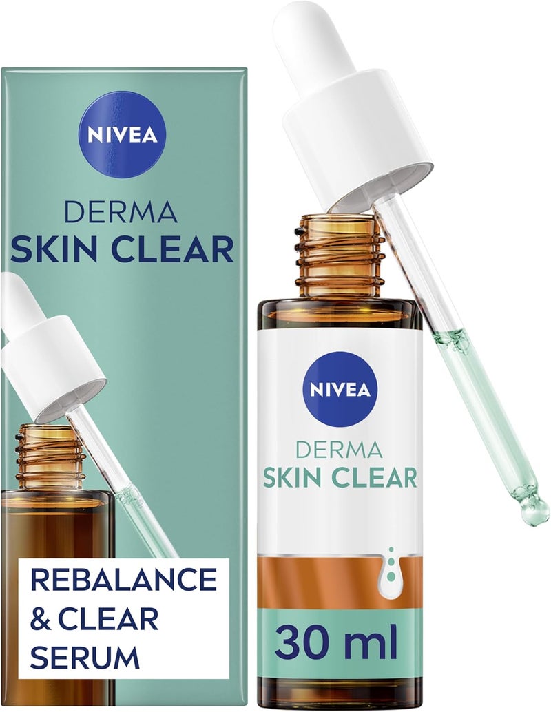 Nivea سيروم نيفيا ديرما سكين كلير 30 مل سيروم خاص للبشرة للحصول على بشرة واضحة ومتوازنة
