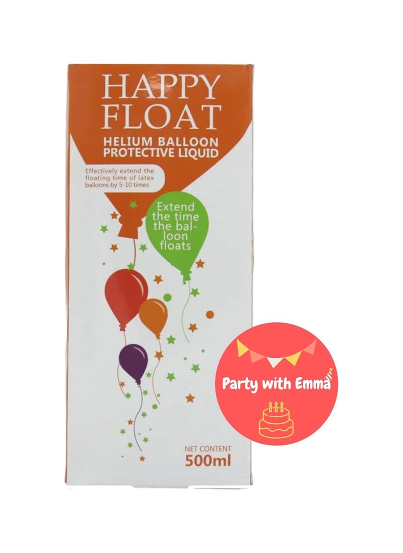 Party with Emma Helium Balloons Float Time Extender Ultra Float for Balloons Helium Balloon Your Latex will Stay Up (500ml)  - Image 2
