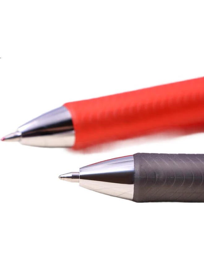 Pentel 0.7Mm Retractable Gel Pen, Quick-Drying, Office And Financial Bullet Tip Signing Pen Bl77-Ao, Black, Single Pen - Image 3