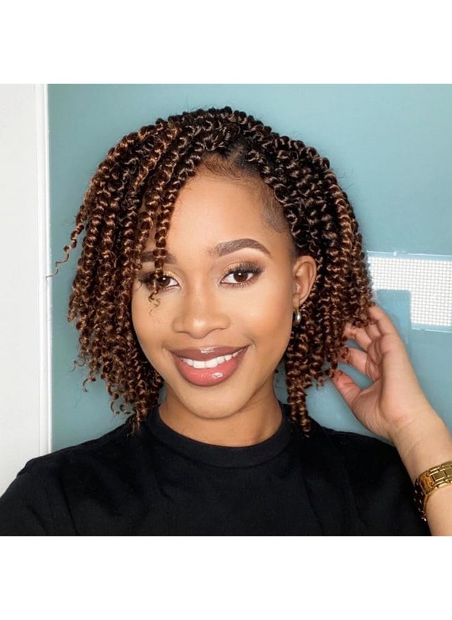 AMELI - Passion Twist Crochet Hair 10Inch Passion Twist Hair 8 Packs Pretwisted Short Passion Twist Crochet Hair For Black Women Soft Passion Twist Curly Crochet Hair… - Image 1
