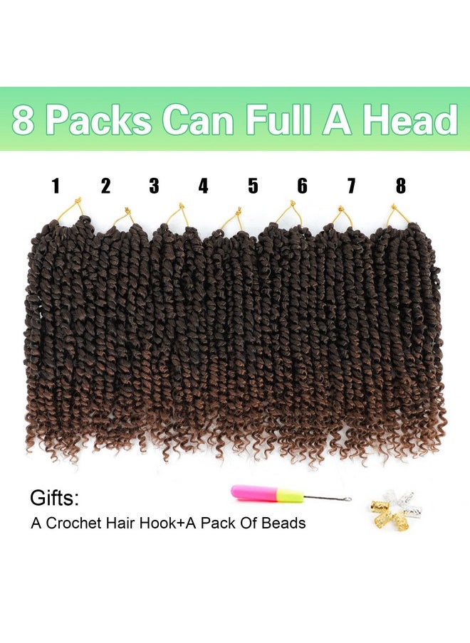 AMELI - Passion Twist Crochet Hair 10Inch Passion Twist Hair 8 Packs Pretwisted Short Passion Twist Crochet Hair For Black Women Soft Passion Twist Curly Crochet Hair… - Image 1