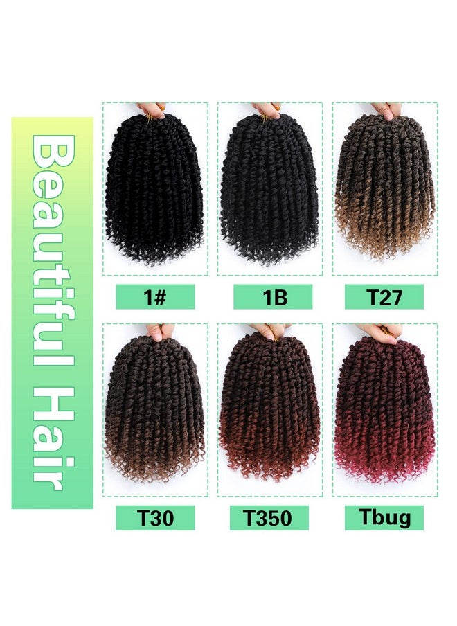 AMELI - Passion Twist Crochet Hair 10Inch Passion Twist Hair 8 Packs Pretwisted Short Passion Twist Crochet Hair For Black Women Soft Passion Twist Curly Crochet Hair… - Image 1