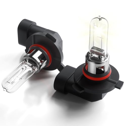 TURONEXIA 9005 Halogen Headlight Bulbs 3800K Natural White 9005 High Beam Headlight Bulb Clear Night Visibility No Glare Easy PlugandPlay Installation Fits Most Vehicles 12V 65W Pack of 2 - Image 1