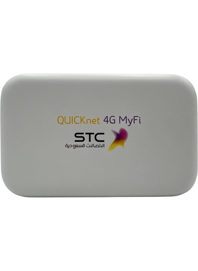 STC Renewed - Quicknet 4G LTE Wi-Fi Mobile Router – Up to 150 Mbps, Unlocked (STC / Mobily / Zain) white - Image 5