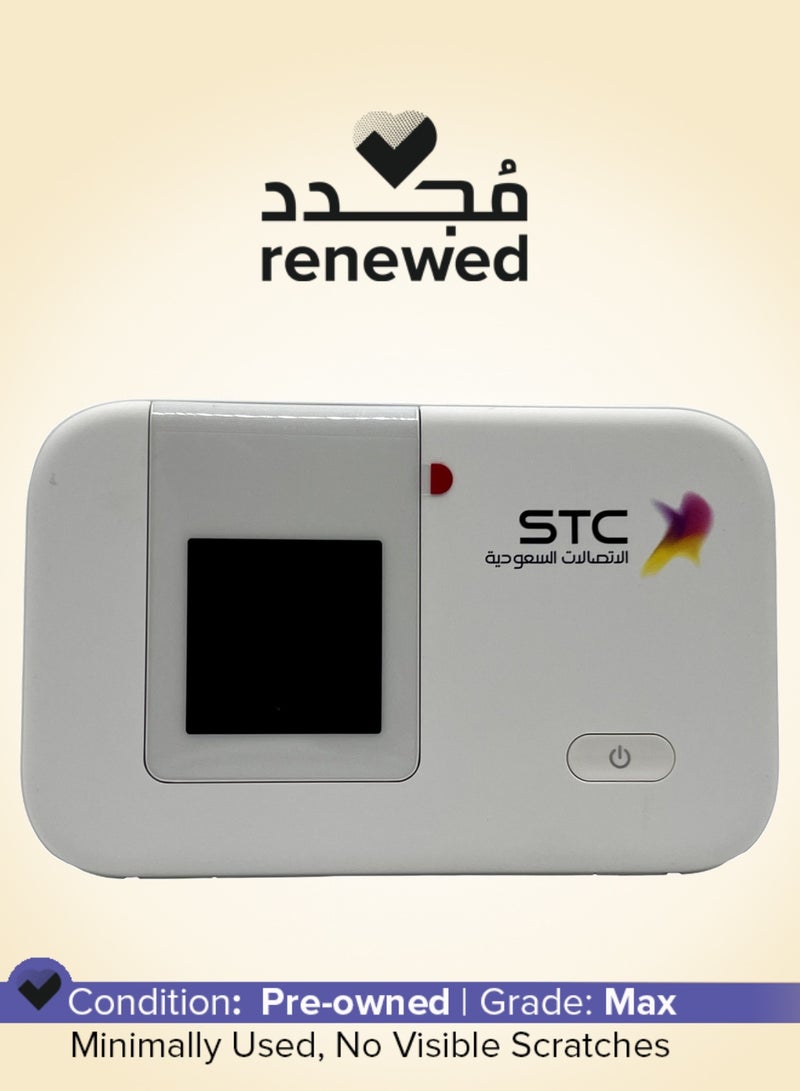 STC Renewed - Quicknet 4G LTE Wi-Fi Mobile Router – Up to 150 Mbps, Unlocked (STC / Mobily / Zain) white - Image 1