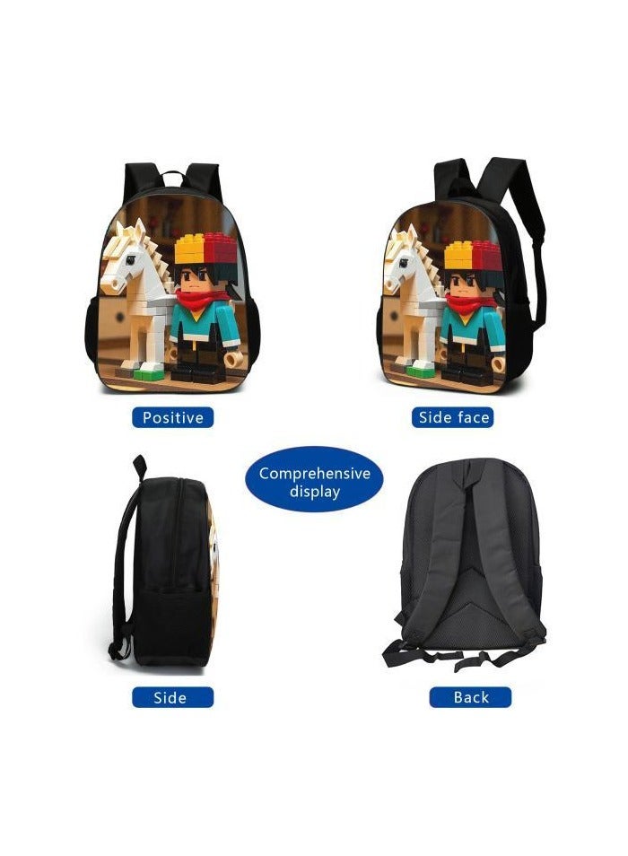 Cartoon style universal three-piece schoolbag - 454  - Image 4