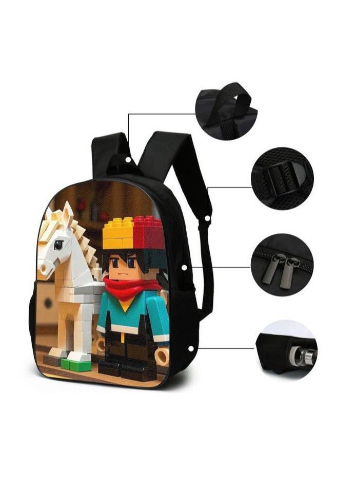 Cartoon style universal three-piece schoolbag - 454  - Image 5