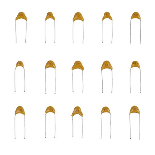 HUAREW 15 Values 300 Pcs Ceramic Capacitor 10~680 pF and 1~100 nF Assortment Kit - Image 4
