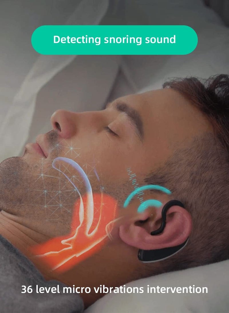 Smart Snore Earset: Anti-Snoring Device with Sleep Data Analysis App for Effective Snoring Relief and Improved Sleep Quality. - Image 2