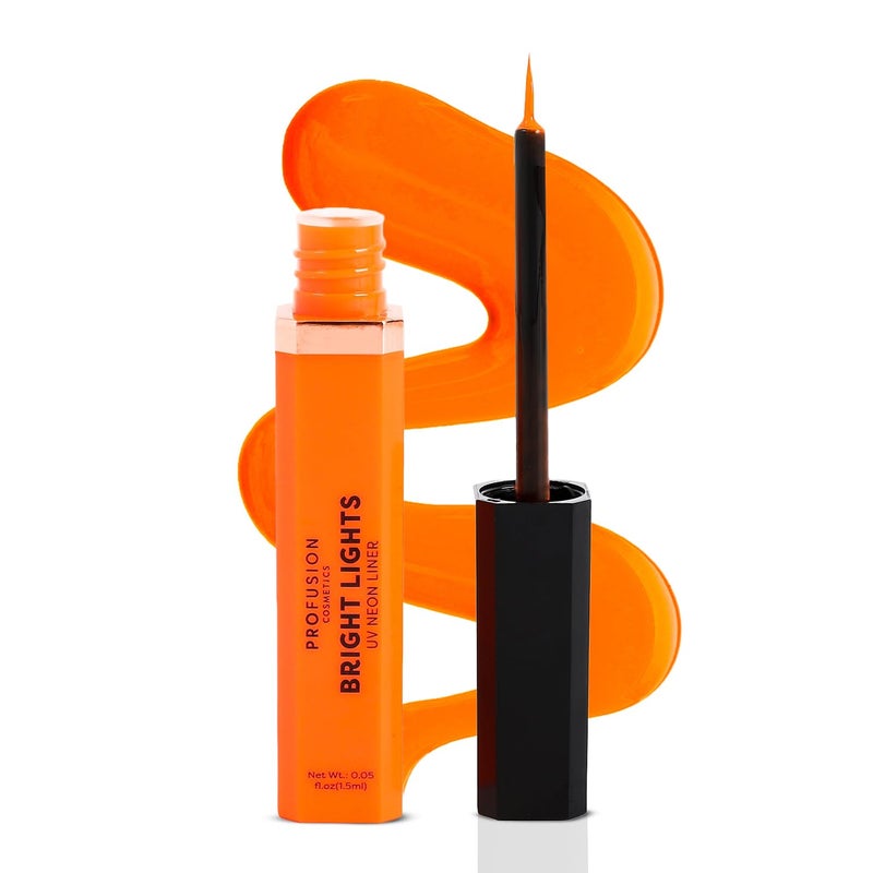 Profusion Cosmetics Bright Lights UV Neon & Pastel Eyeliner â€“ Smudge-Proof, Long-Wearing Eye Liner with Precise Retractable Tip, Waterproof & Budge-Proof Eye Makeup (Strobe) - Image 1