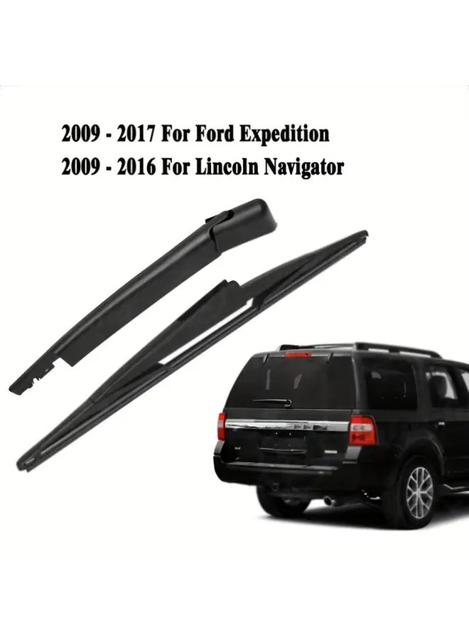 ذراع وشفرة ماسحة الزجاج الخلفي (قطعتان) مناسبة لسيارة Ford Expedition 2009-2017 - Image 4