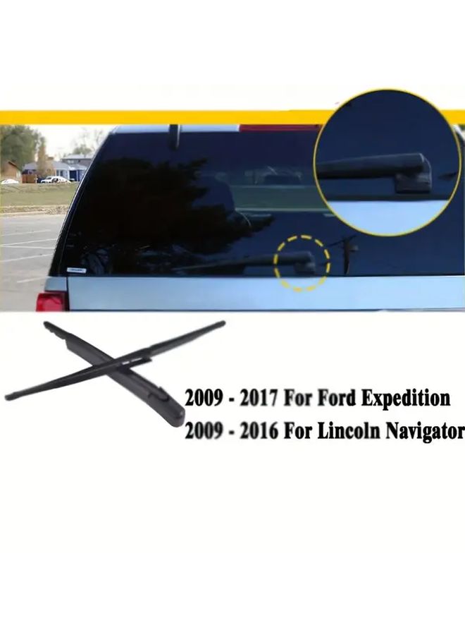 ذراع وشفرة ماسحة الزجاج الخلفي (قطعتان) مناسبة لسيارة Ford Expedition 2009-2017 - Image 3