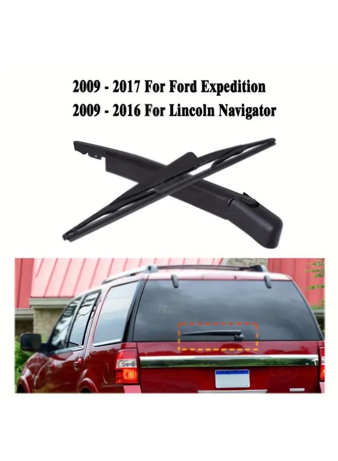 ذراع وشفرة ماسحة الزجاج الخلفي (قطعتان) مناسبة لسيارة Ford Expedition 2009-2017 - Image 5