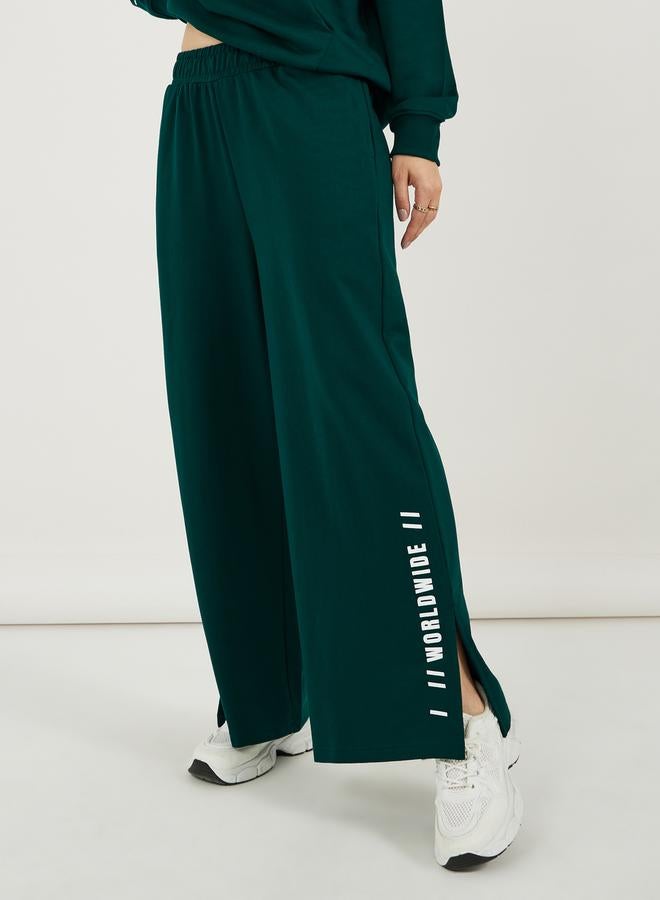 Styli Oversized Printed Hoodie & Wide Leg Joggers Co-Ords - Image 5