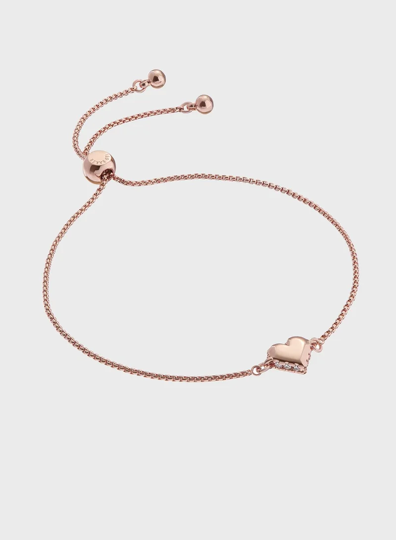 Ted Baker Sarsah Crystal Sparkle Heart  Bracelet