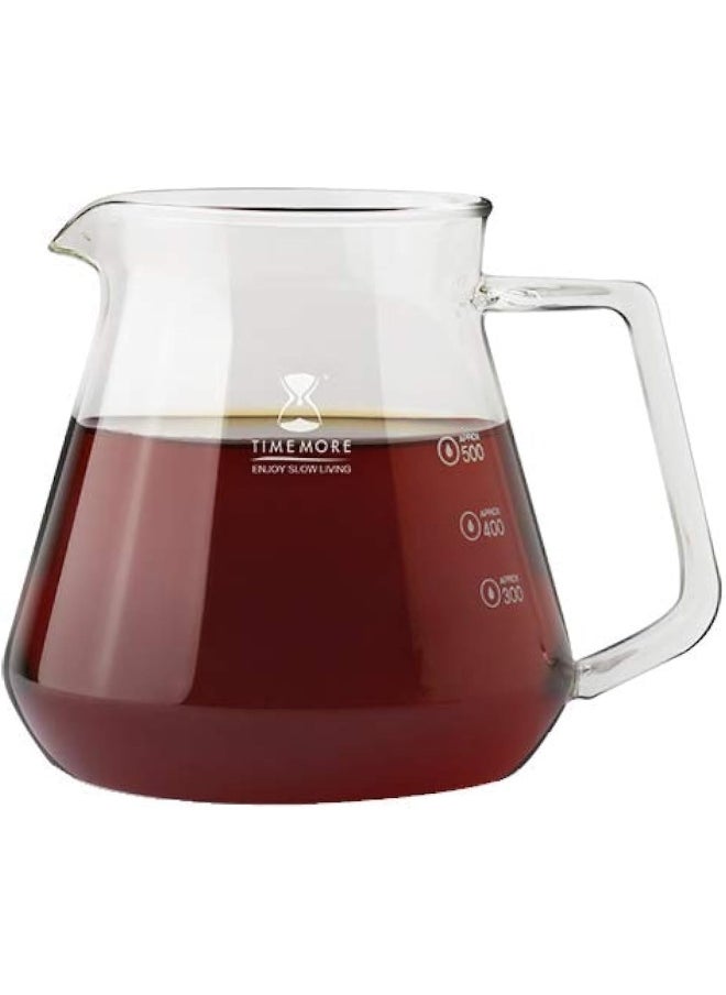 TIMEMORE Glass Server For V60 Pour Over Coffee, 360ml  - Image 4