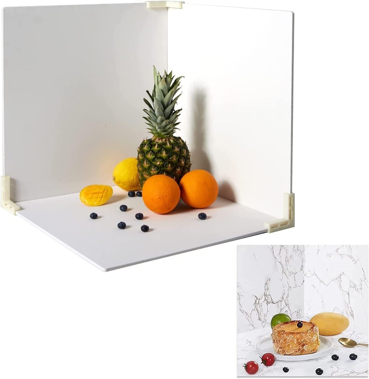 الرائد Al Raied Ars Food Photography Backdrops 40x40 Cm Marble Photo Backdrop Boards 3pcs With B