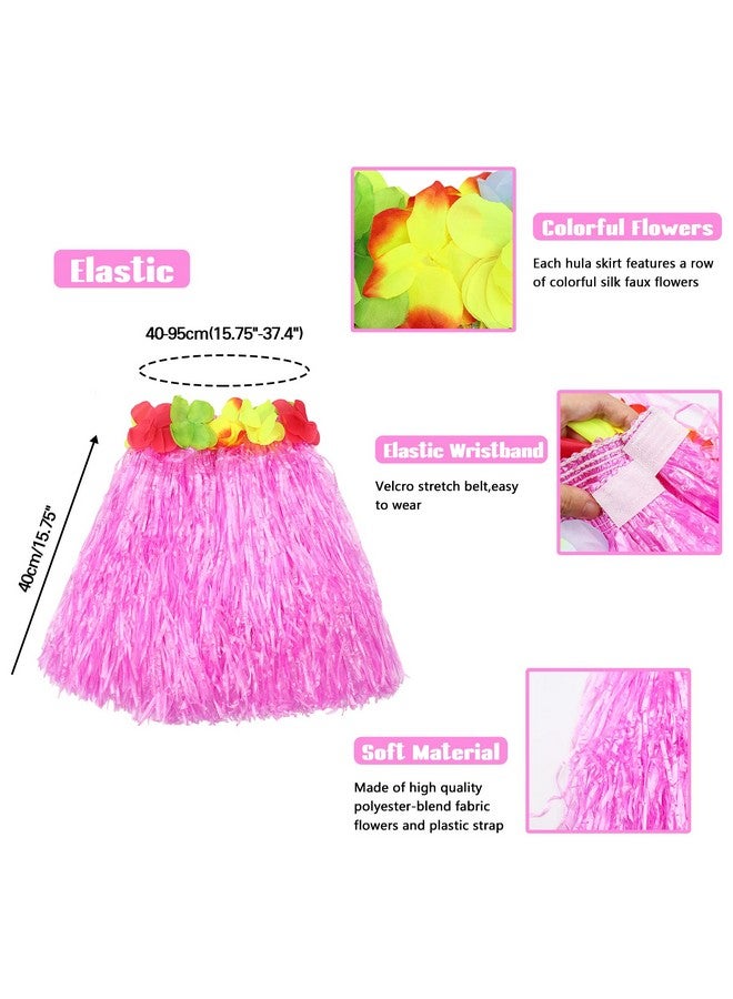 Fighting to Achieve Hawaiian Hula Dance Costume 5Pcs For Girls - Image 2