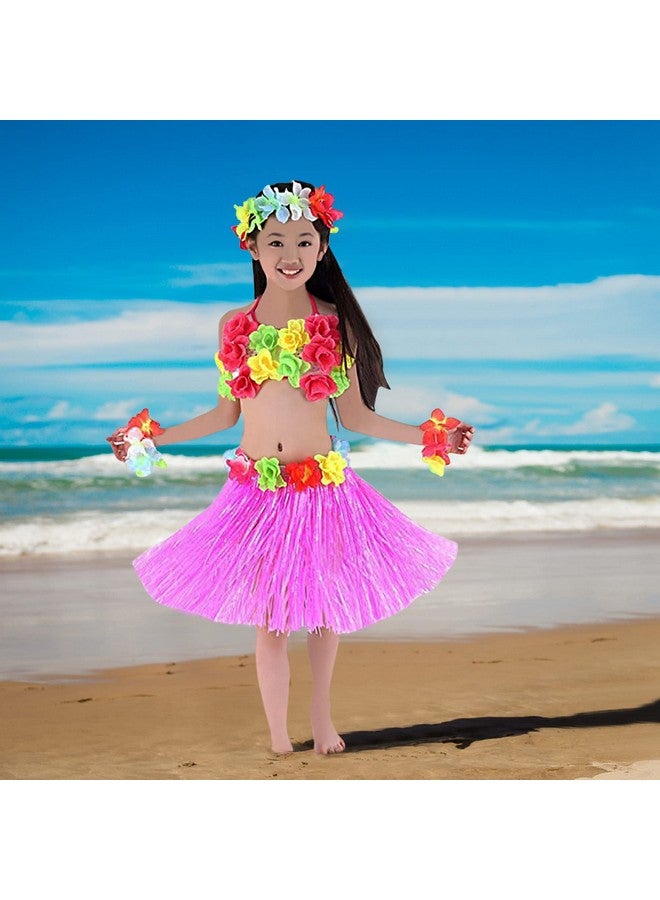 Fighting to Achieve Hawaiian Hula Dance Costume 5Pcs For Girls - Image 5