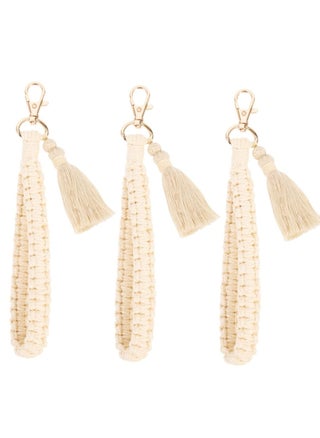 3pcs Tassel Keychain Camera Keychain Camera Lanyard Boho Keychain Macrame Bag Charm Wrist Bangle Keyring - pzsku/Z62D5731F16EC1B51BF91Z/45/_/1708649333/04e66403-34f2-46c2-97c6-93bf602cea6a
