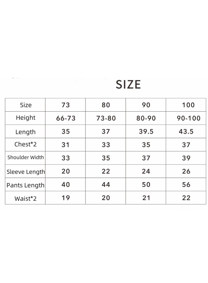 RedMapleTEK Baby Soft Cotton Long Sleeve Long Pants Sweatshirt Two-piece Set - Image 3