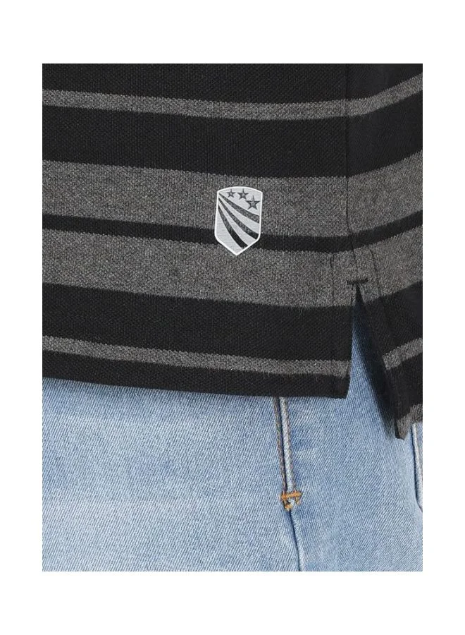 JOCKEY US93 Men Super Combed Cotton Rich Striped Polo T Shirt