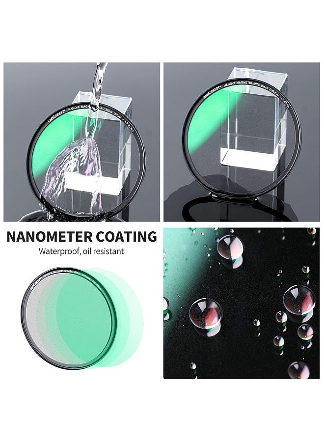 K&F Concept NANO-X-1/8 Soft Focus Filter Diffusion Filter with Waterproof Dust-Proof FMC Green Film for Camera Lens 52mm Diameter  - Image 5
