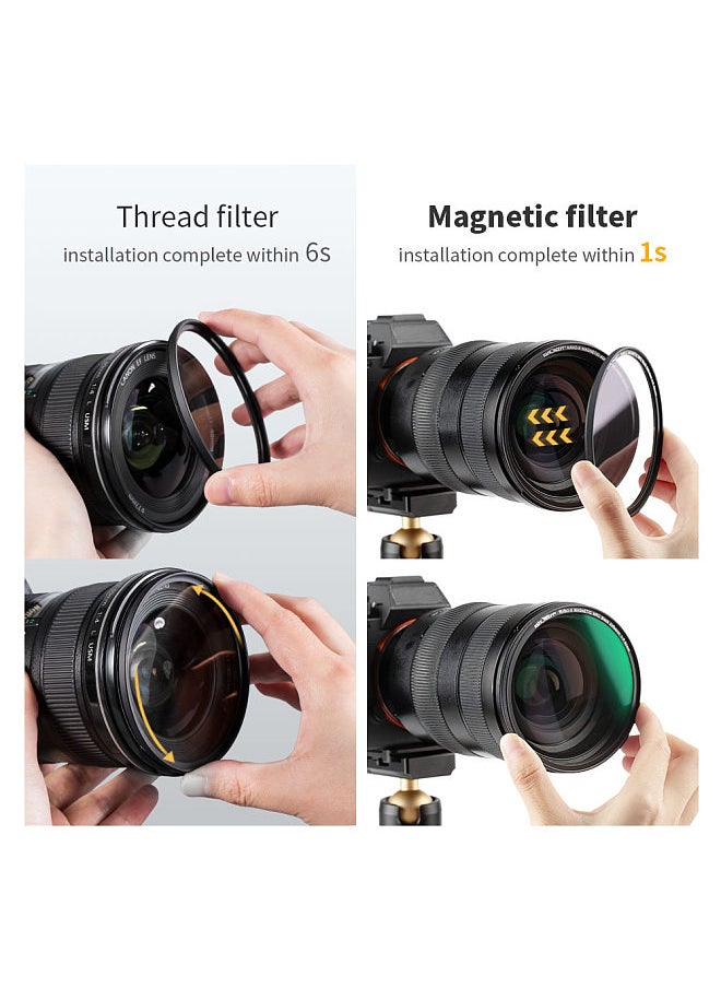K&F Concept NANO-X-1/8 Soft Focus Filter Diffusion Filter with Waterproof Dust-Proof FMC Green Film for Camera Lens 52mm Diameter  - Image 4