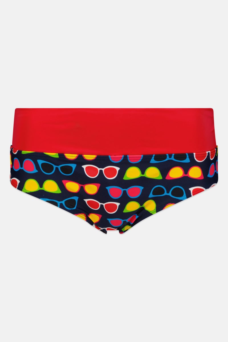 arena Women Allover Print Bikini Bottom, Multicolor - Image 1