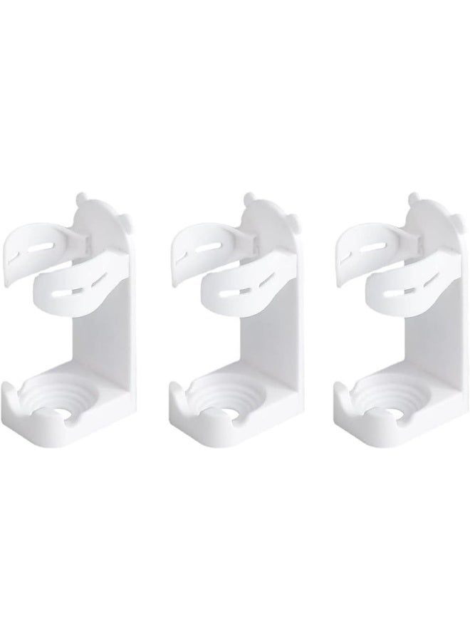 Zalcoon Adjustable Electric Shaver Holder Wall Mount, Nailless Glue Razor Holder, Electric Toothbrush Holder, White Bathroom Shower Electric Shaver Holder (White) - Image 2