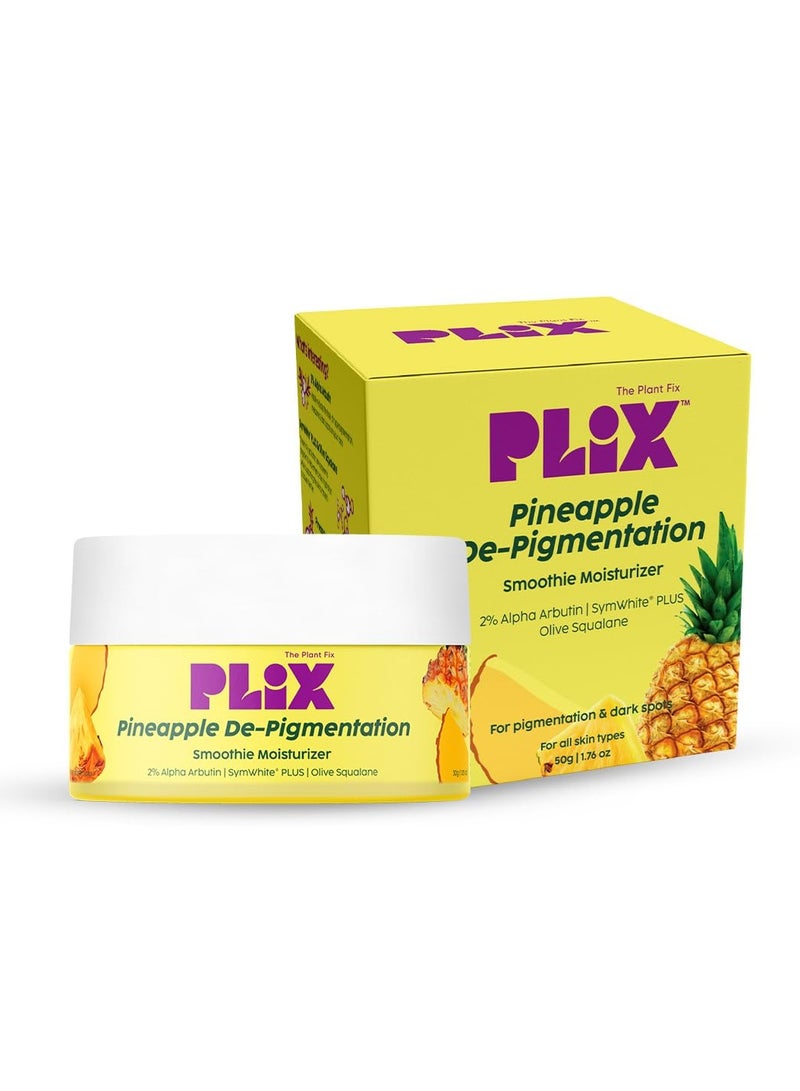 Skin Depigmentation Pineapple Face Cream For Women & Men | Hyperpigmentation, Tan Removal & dark Spot Corrector | With Alpha Arbutin & SymWhite PLUS For Radiant & Even Toned Skin | 50 g - Image 1