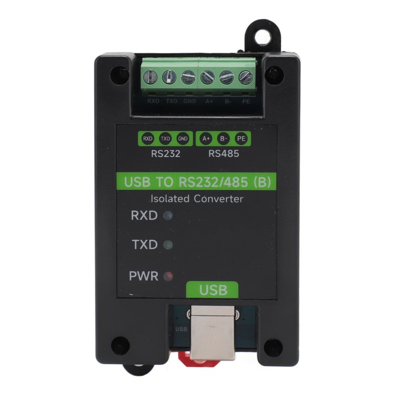 ويف شير محول USB إلى RS232 RS485 FT232RNL معزول محول تسلسلي صناعي للتركيب على حامل DIN - محمي من اندفاع التيار وعزل إشارة مستقر لأنظمة Windows و OS X و Linux و Android - Image 3
