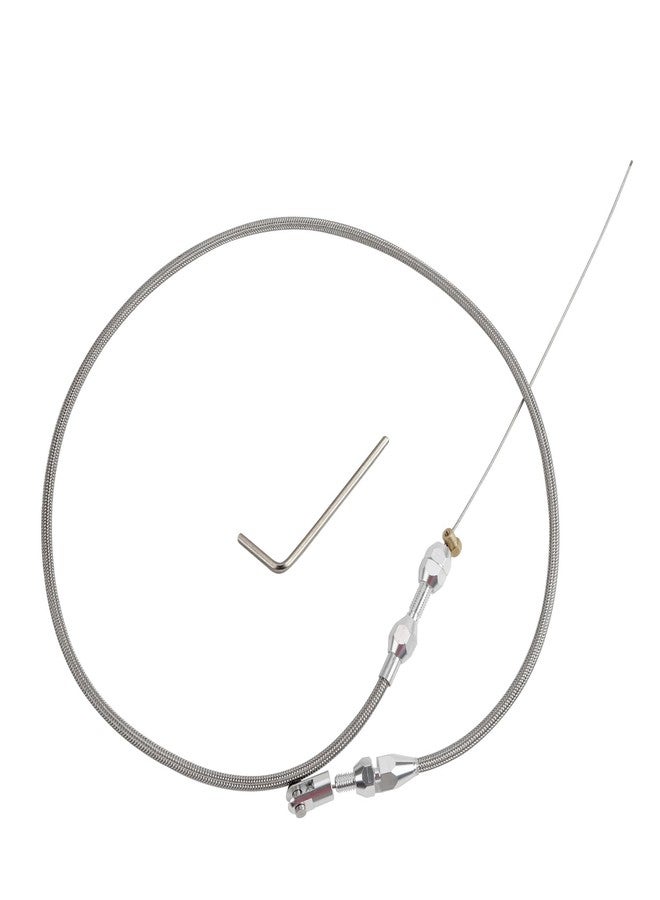 Fitede LS1 Throttle Cable Kit 36" Long Fits for 97-07 Chevy LS1 Engine 4.8L 5.3L 5.7L 6.0L,LS Swap Throttle Cable Repair Kit Accelerator Cable Stainless Steel Braided - Image 1