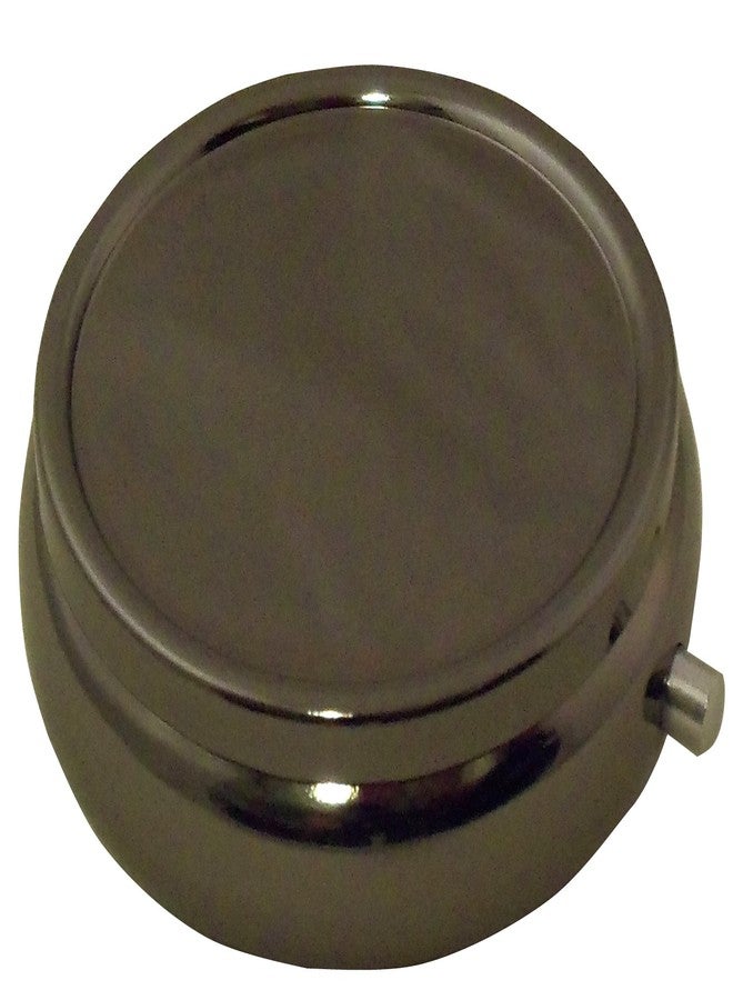 Houder Classy Gray Metal Pill Box Decorative Pill Case with Gift Box - Carry Your Meds in Style (Round) - Image 2