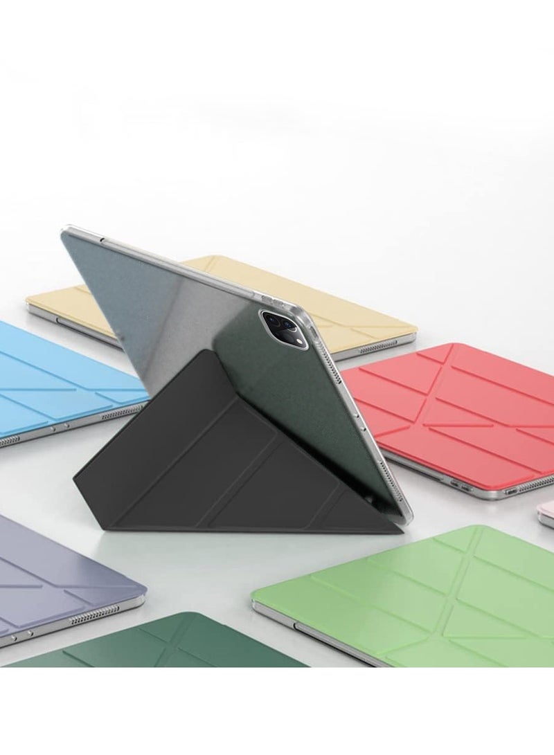 Wtech Symmetry 360 Smart Folio Series Auto Awake/Auto Sleep Leather Texture Case Cover For Apple iPad Pro 12.9 5G 2022 6th Generation 12.9 Inch Black - Image 5