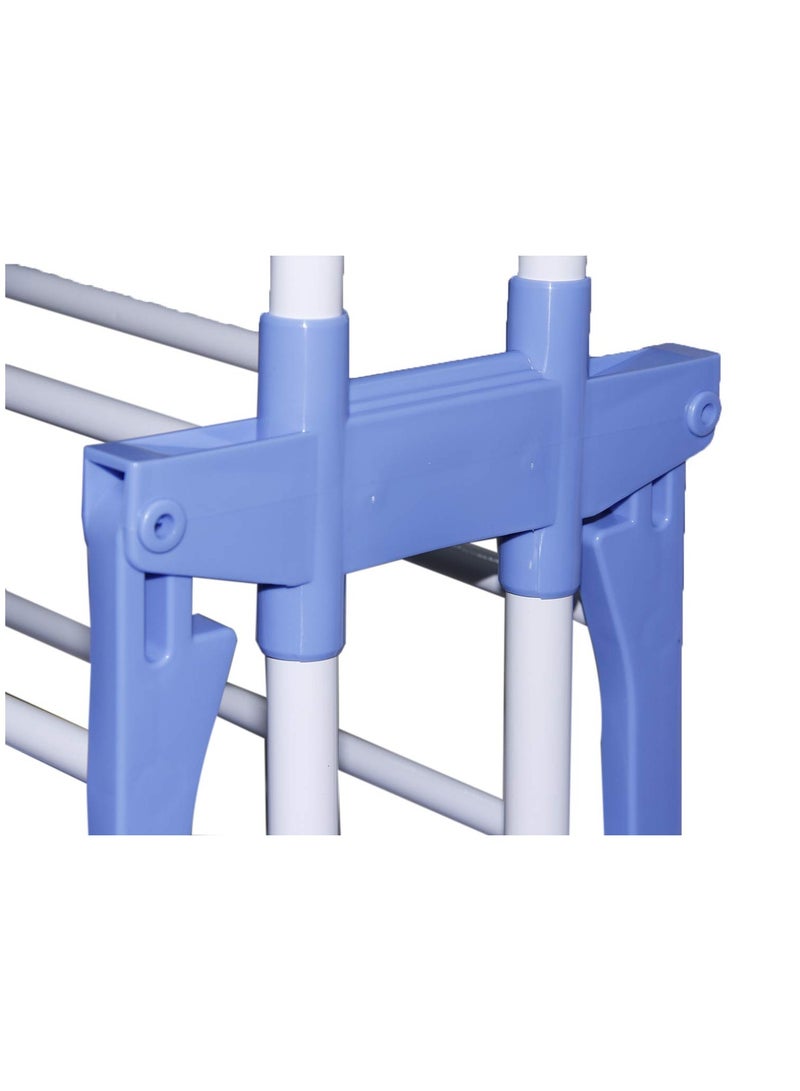 CATANES 4 Tier Hanger dryer clothes Folding metal Clothes Dryer clothes rack with wheels with casters Indoor Outdoor - Image 3