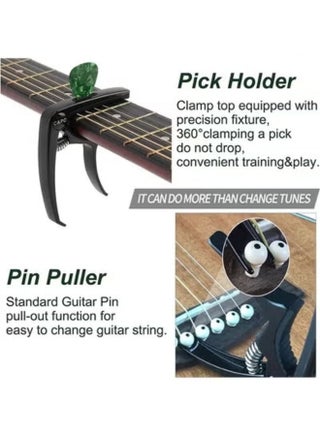 Guitar tuning clip, three in one multifunctional metal tuning clip, ukulele universal tuning, clip instrument accessories - view 5