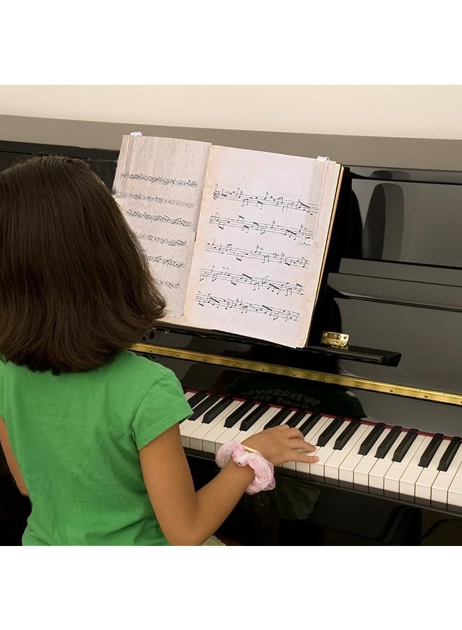 erorex 10 Clear Acrylic Music Stand Clips Secure Sheet Music Holders For Musicians Composers And Outdoor Gigs Perfect For Easy Reading And Rehearsals - Image 5