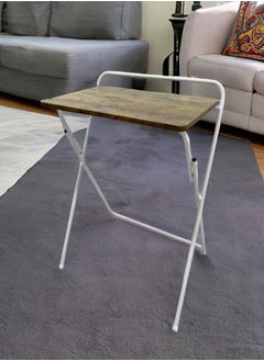 Multifunctional Durable Folding Table Portable Desk for Computer Coffee Table Side Table for Camping Garden Picnic 60x40x70 Centimeter