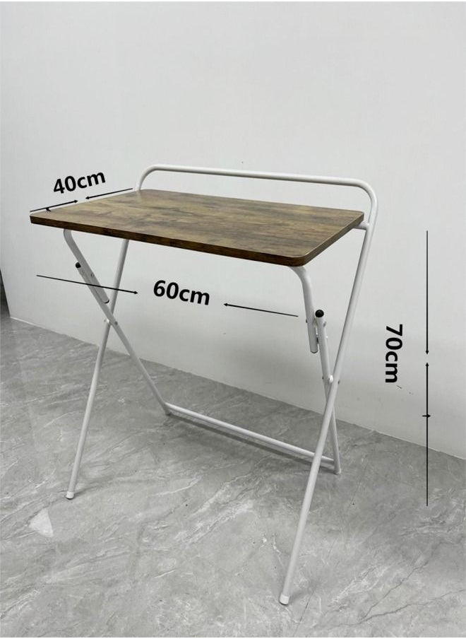 C&C Home - Multifunctional Durable Folding Table Portable Desk for Computer Coffee Table Side Table for Camping Garden Picnic 60x40x70 Centimeter - Image 1