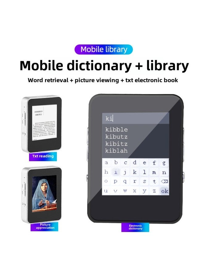 Bluetooth MP3 Mini-T7 Card MP3 Lightweight Portable Bluetooth MP4 Music Player Wholesale-Body Color:silver-memory Capacity:Bluetooth External Card Version + Data Cable + Headphone Cable + Packaging Box  - Image 4