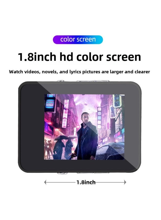 Bluetooth MP3 Mini-T7 Card MP3 Lightweight Portable Bluetooth MP4 Music Player Wholesale-Body Color:silver-memory Capacity:Bluetooth External Card Version + Data Cable + Headphone Cable + Packaging Box  - Image 3