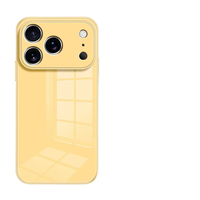 غطاء واقي بGlass لـ iPhone 13 باللون Antique White مع حماية من السقوط ومقاومة بصمات الأصابع مع مقاوم للصدمات مع تغطية كاملة سهل التخزين عملي للاستخدام المتكرر للحمل اليومي - Image 5