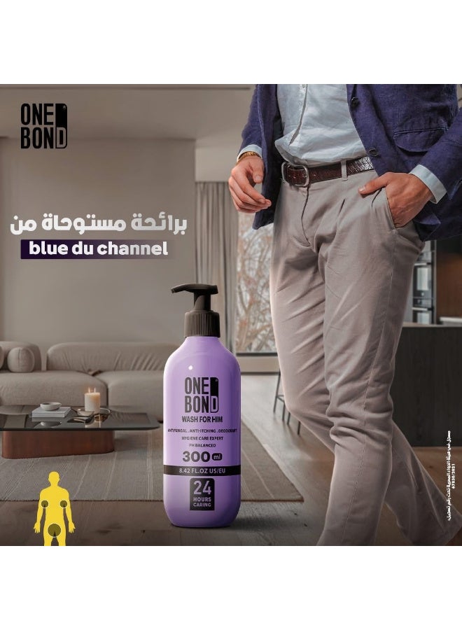 One Bond Wash For Men Hygiene Carre Expert Ph Balanced 300 Ml - Image 2