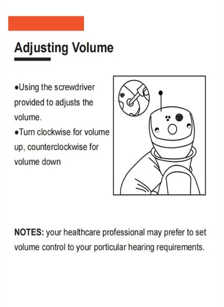 Generic - Hearing aids, invisible magnetic hearing aids, contact charging case with LED power display (white + skin color) - Image 1