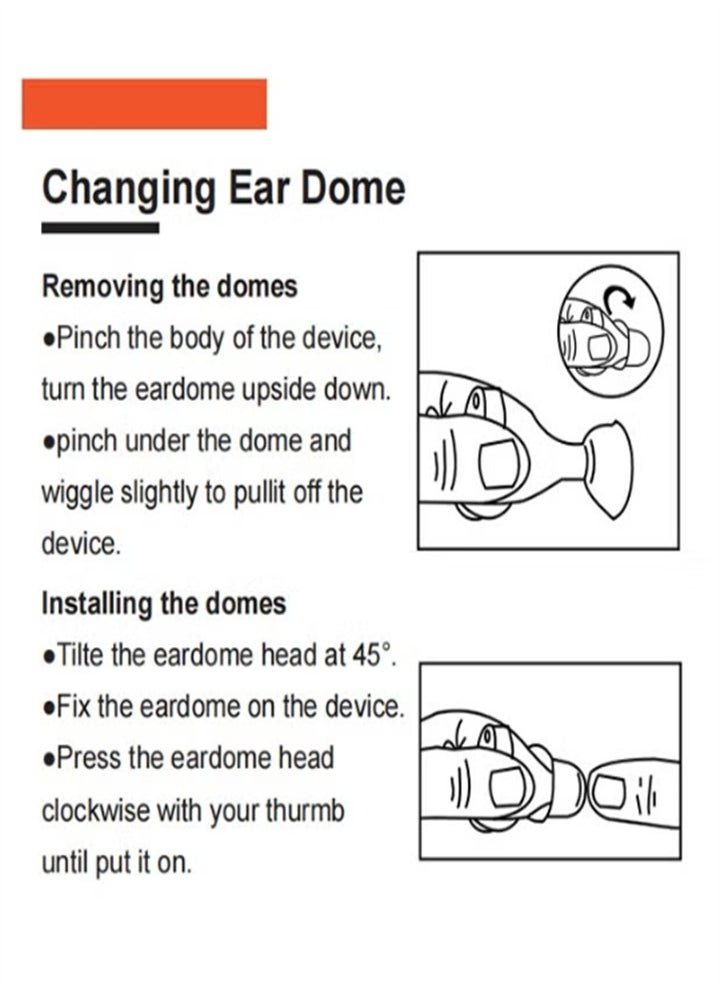 Generic - Hearing aids, invisible magnetic hearing aids, contact charging case with LED power display (white + skin color) - Image 1