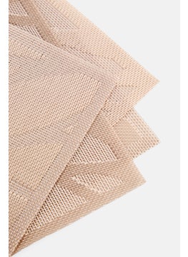 YOTO 4 Pcs Dining Placemats 45 x 30 cm, Beige  - Image 3