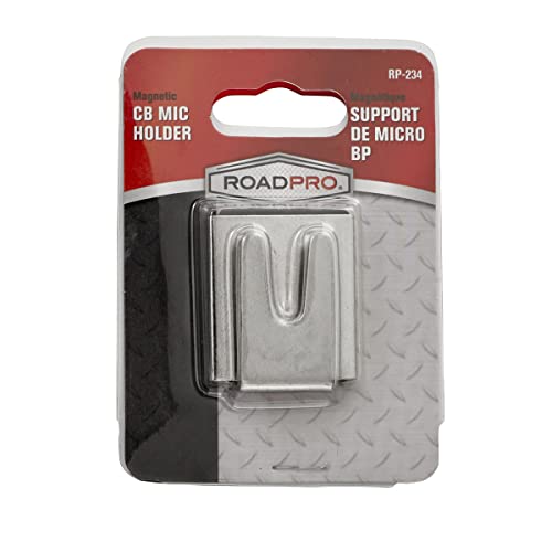 RoadPro حامل ميكروفون CB مغناطيسي RoadPro RP-234، مشبك ميكروفون، شماعة معدنية - Image 5