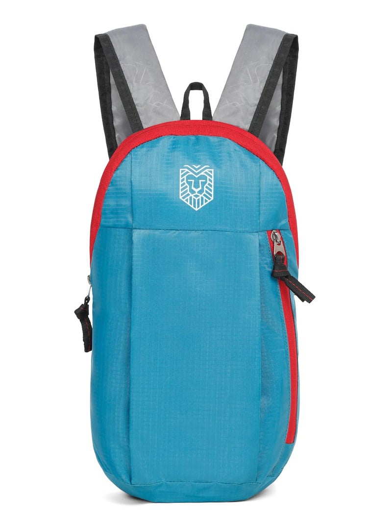 KAAYTEE Daypack Bag 2 Compartment Casual Backpack for Daily Use - Library, Office, Outdoor Hiking, Travel Bag, College Bag (Teal Blue) - Image 1