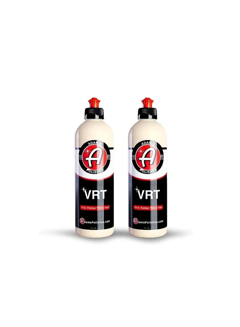 Adam's Polishes Adam's Silica Infused VRT Tire And Trim Dressing Durable UV Protection and Water Repellent Leaves a Crisp Freshly Detailed Look Dress Tires or Trim Without Worry of Slinging (2-Pack).  - Image 1
